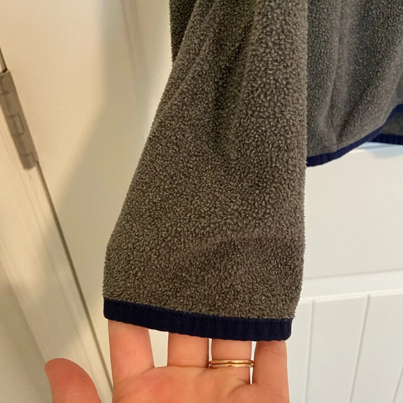 EUC | L.L. Bean women’s gray soft brushed fitness fleece zip jacket — medium - Picture 2 of 8